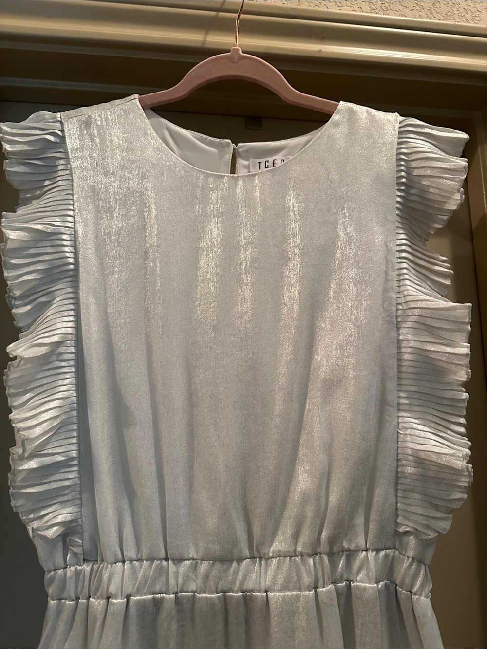 Silver Metallic Dress - Picture 2 of 6